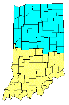 Indiana Regional Map