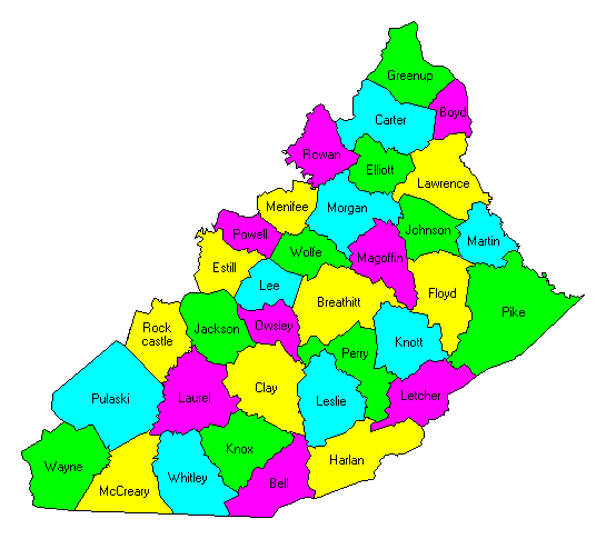 carter county ky map