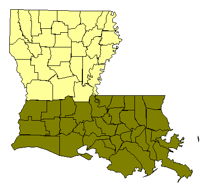 Louisiana Regional Map