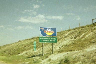 Montana border