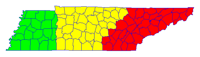 Tennessee Regional Map